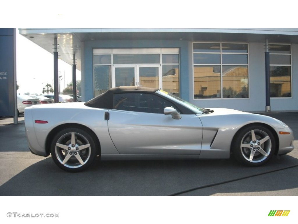 2005 Corvette Convertible - Machine Silver / Ebony photo #6