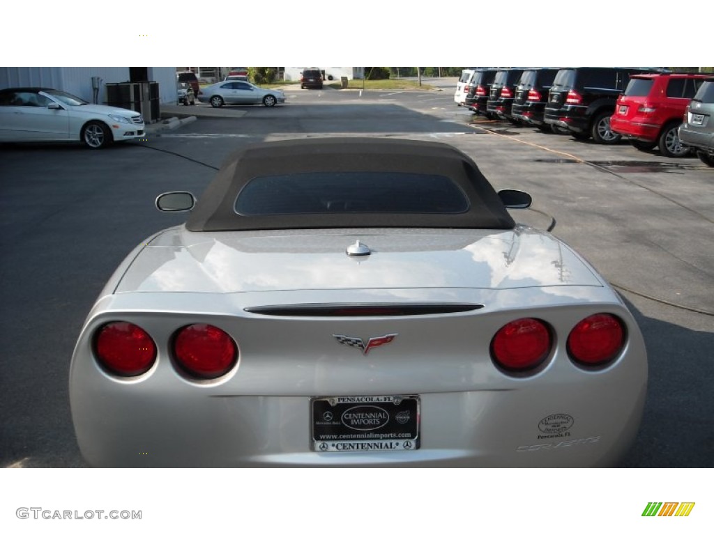 2005 Corvette Convertible - Machine Silver / Ebony photo #15