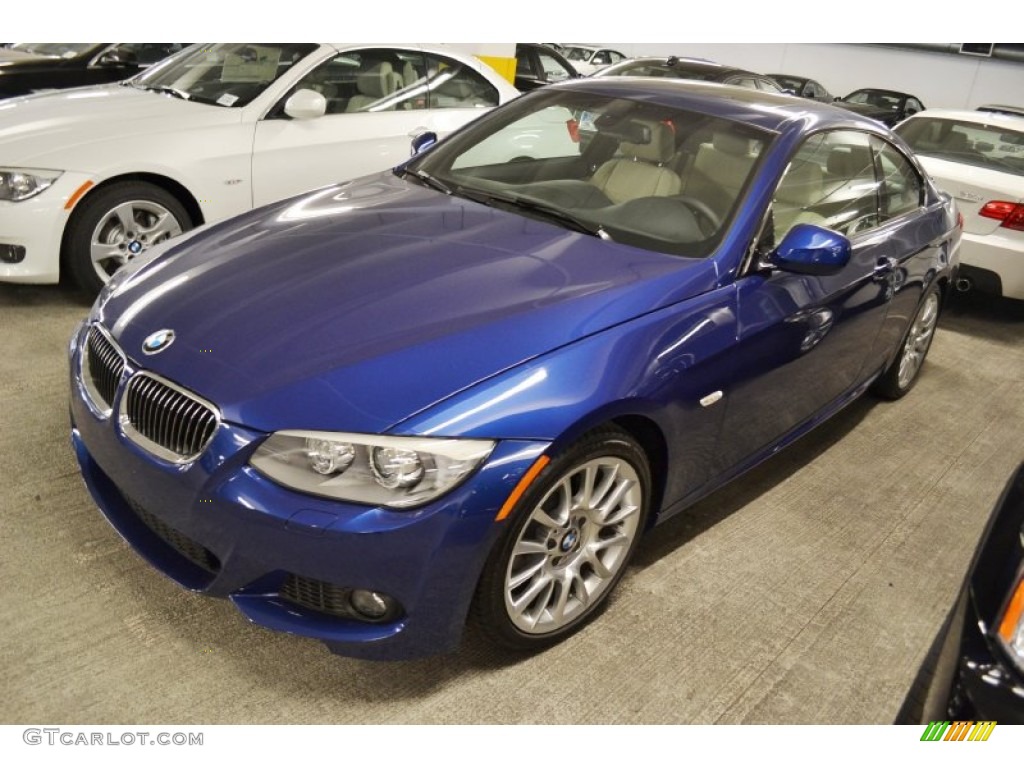 2012 3 Series 328i Coupe - Le Mans Blue Metallic / Oyster/Black photo #9