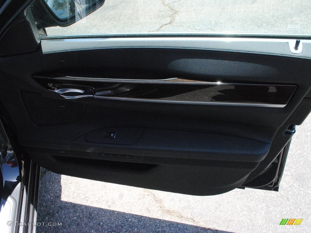 2012 7 Series 740Li Sedan - Dark Graphite Metallic / Black photo #4