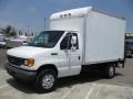 Oxford White - E Series Cutaway E350 Commercial Moving Van Photo No. 3