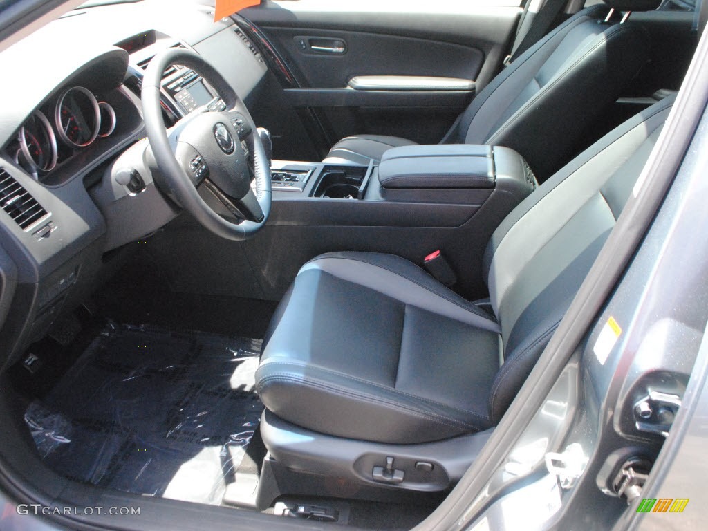 Black Interior 2011 Mazda CX-9 Touring Photo #65523179