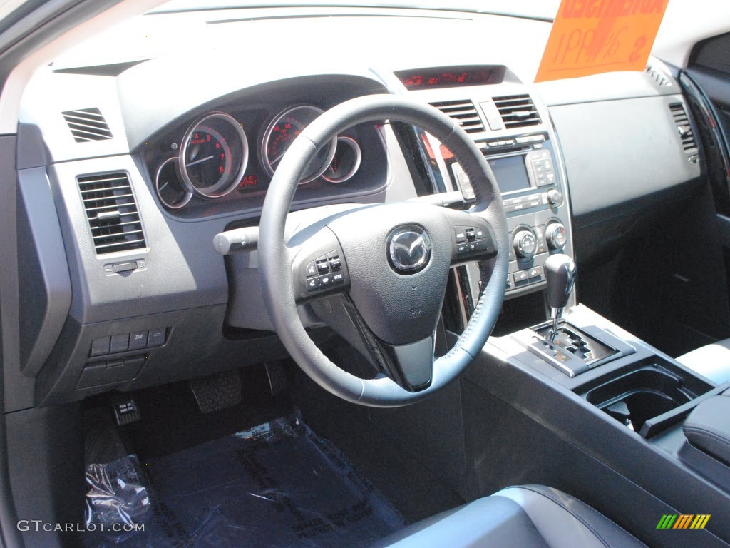 2011 Mazda CX-9 Touring Black Dashboard Photo #65523188