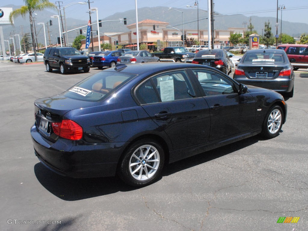 2010 3 Series 328i Sedan - Monaco Blue Metallic / Saddle Brown Dakota Leather photo #9
