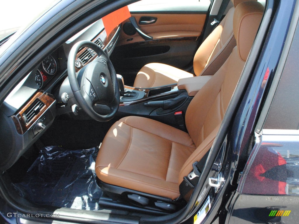 2010 3 Series 328i Sedan - Monaco Blue Metallic / Saddle Brown Dakota Leather photo #16
