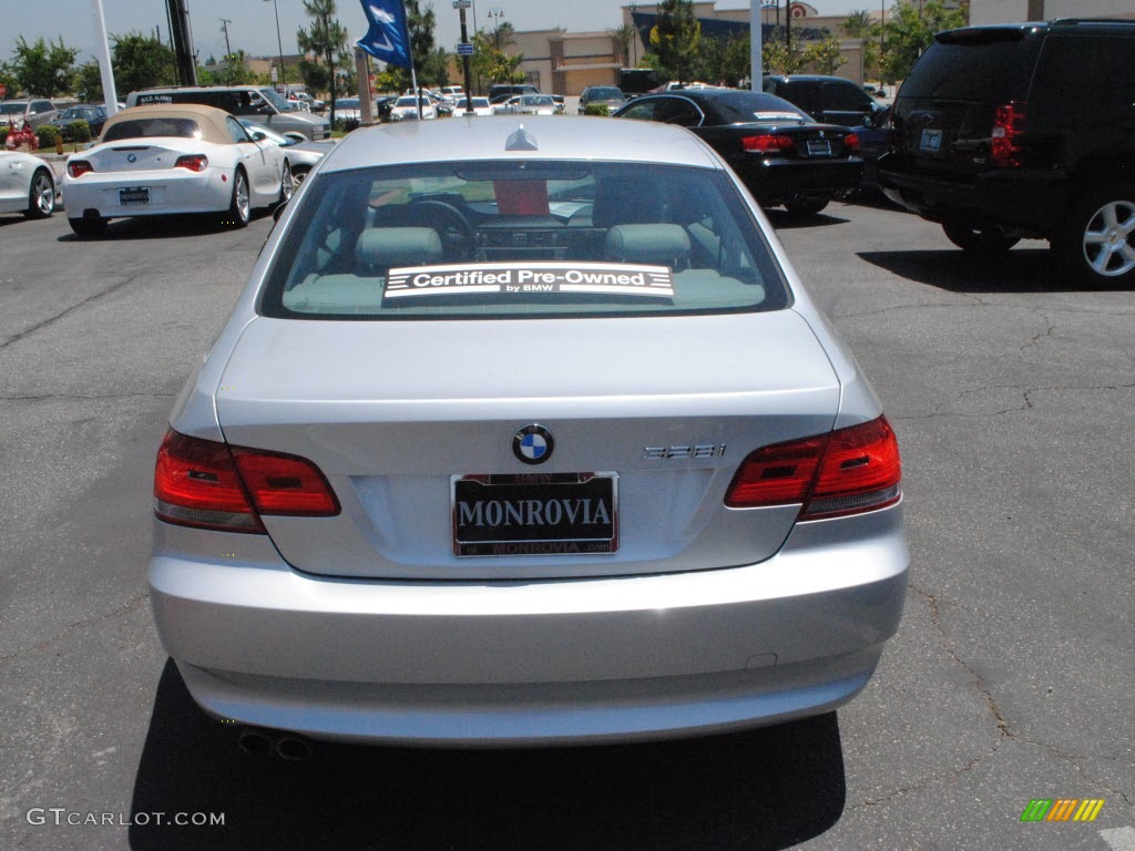 2009 3 Series 328i Coupe - Titanium Silver Metallic / Grey photo #5