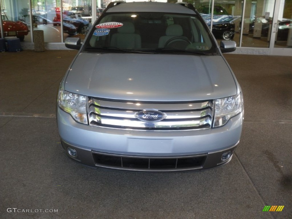 2008 Taurus X SEL AWD - Light Ice Blue Metallic / Medium Light Stone photo #2