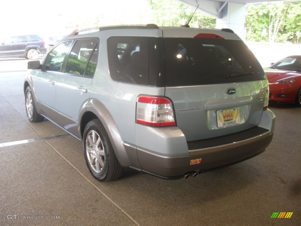 2008 Taurus X SEL AWD - Light Ice Blue Metallic / Medium Light Stone photo #4