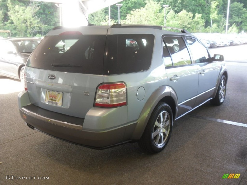 2008 Taurus X SEL AWD - Light Ice Blue Metallic / Medium Light Stone photo #6