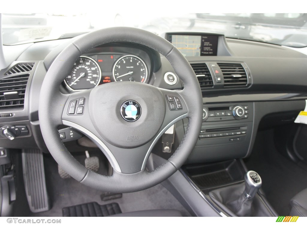 2012 1 Series 128i Coupe - Alpine White / Black photo #4