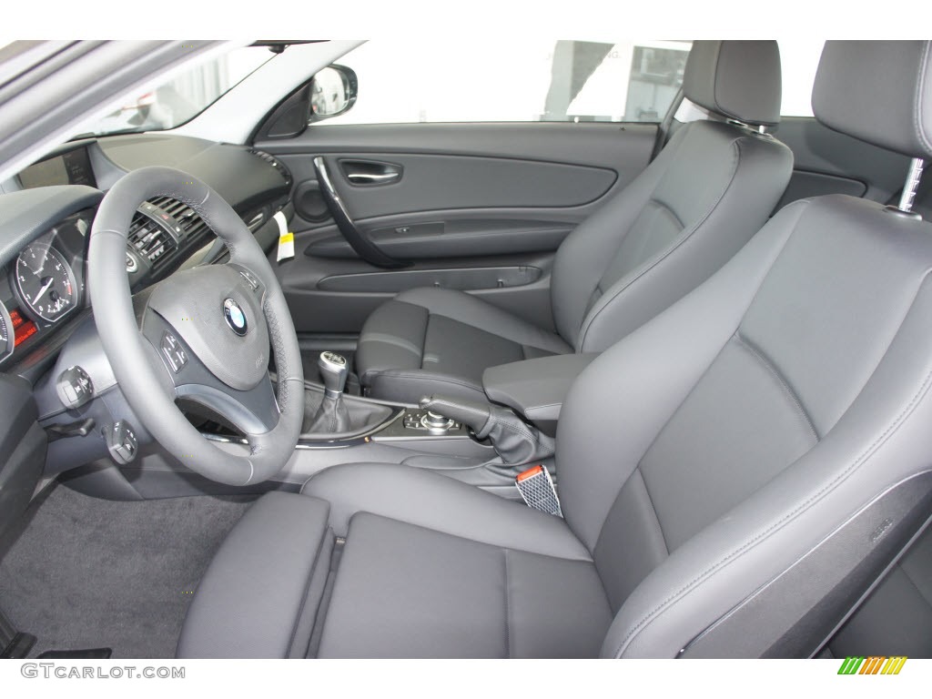 2012 1 Series 128i Coupe - Alpine White / Black photo #5
