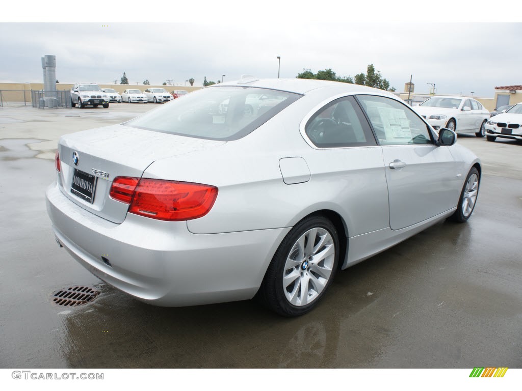 2012 3 Series 328i Coupe - Titanium Silver Metallic / Black photo #2