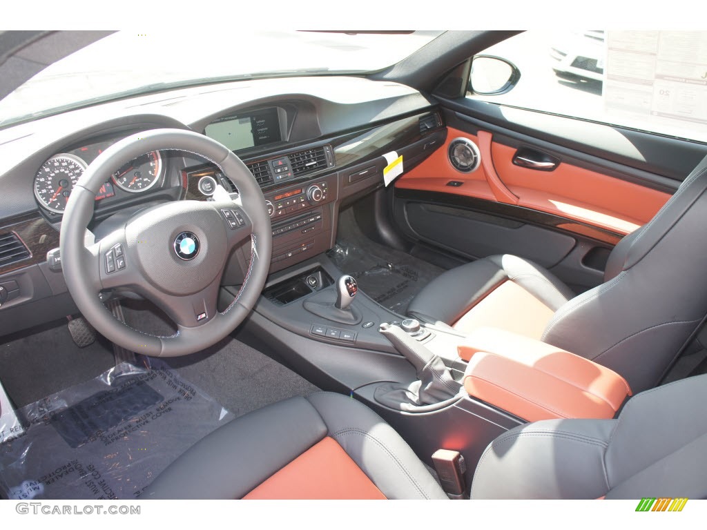 Fox Red/Black/Black Interior 2012 BMW M3 Coupe Photo #65528309