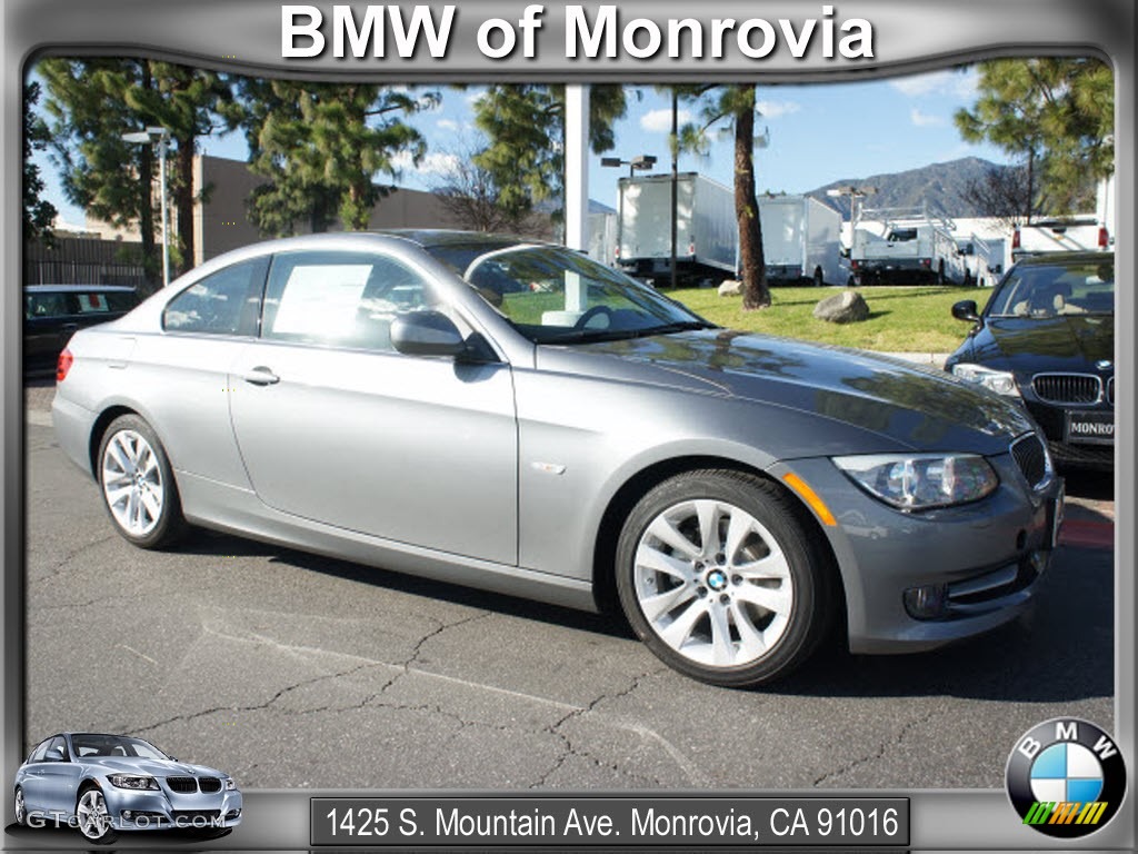 2012 3 Series 328i Convertible - Space Grey Metallic / Black photo #1