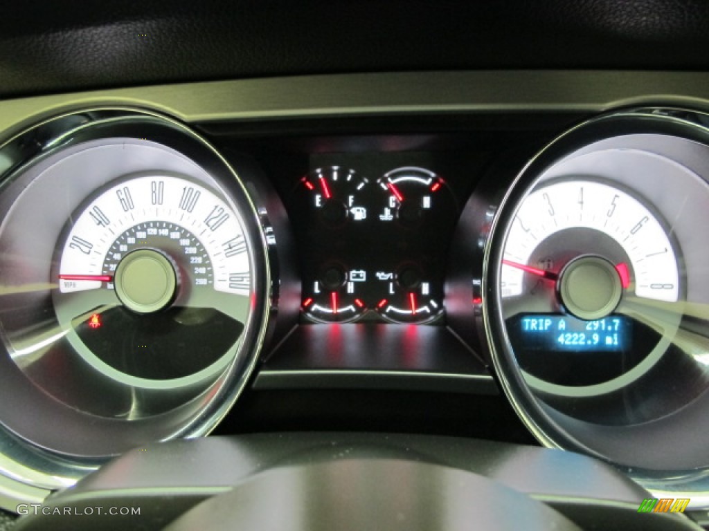 2012 Ford Mustang V6 Mustang Club of America Edition Coupe Gauges Photo #65529173