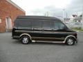 Black 1999 Chevrolet Express 1500 Passenger Conversion Van Exterior