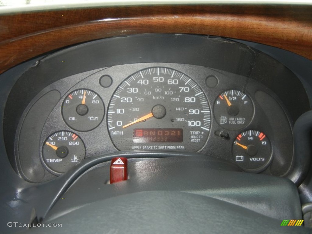 1999 Chevrolet Express 1500 Passenger Conversion Van Gauges Photo #65529239