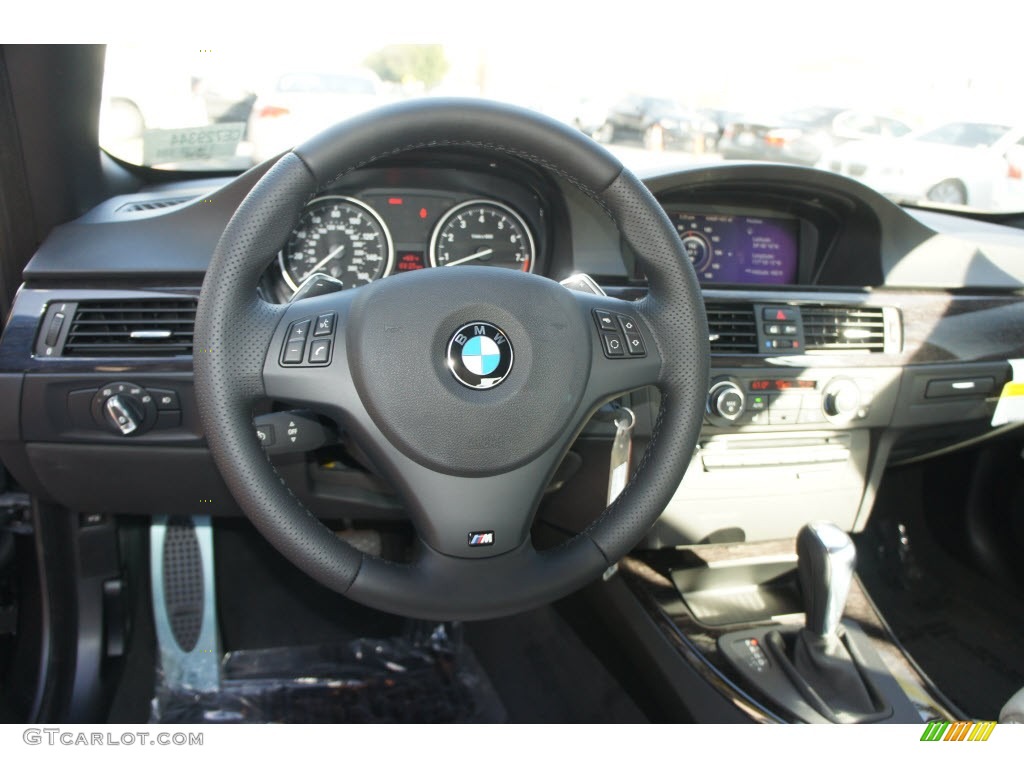 2012 3 Series 328i Convertible - Black Sapphire Metallic / Oyster/Black photo #5