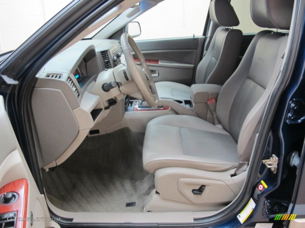 Medium Slate Gray Interior 2005 Jeep Grand Cherokee Limited 4x4 Photo #65529743