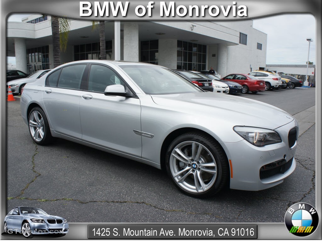 2012 7 Series 750i Sedan - Titanium Silver Metallic / Black photo #1