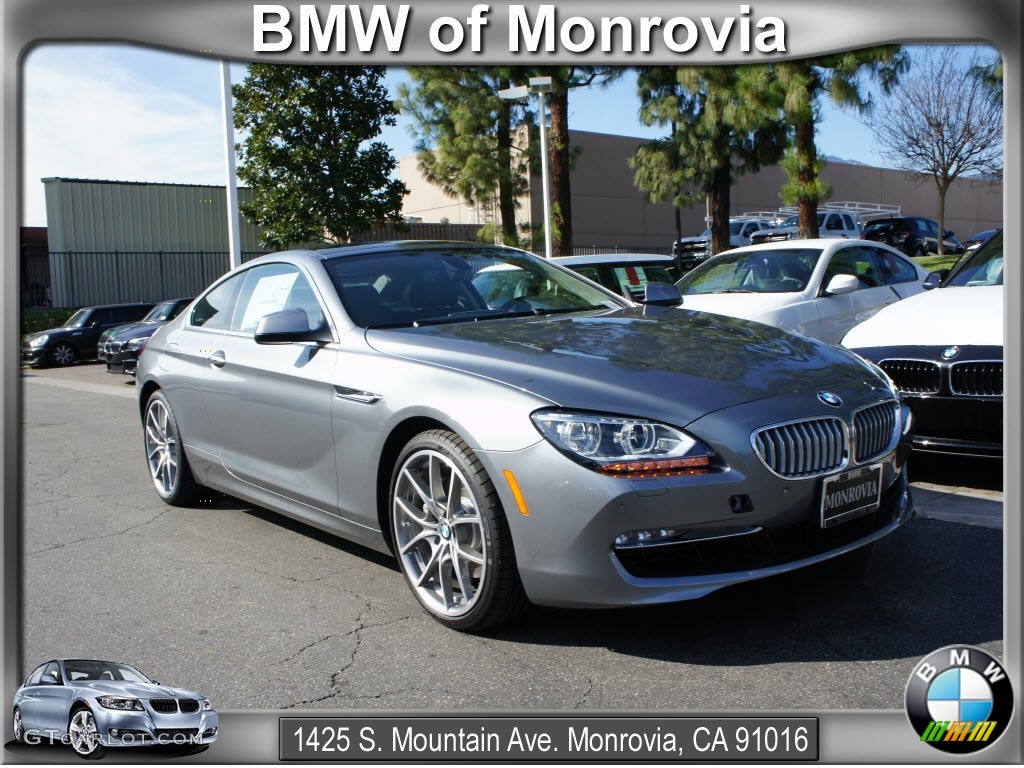 2012 6 Series 650i Coupe - Space Gray Metallic / Black Nappa Leather photo #1