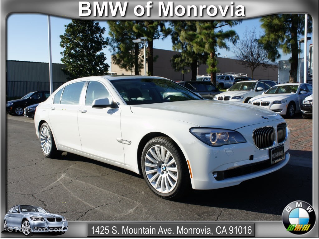 2012 7 Series 750Li Sedan - Alpine White / Black photo #1