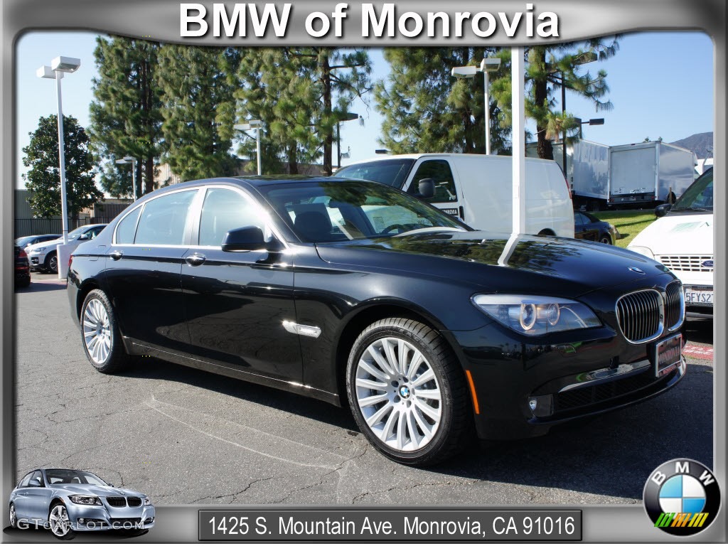 2012 7 Series 750Li Sedan - Black Sapphire Metallic / Black photo #1