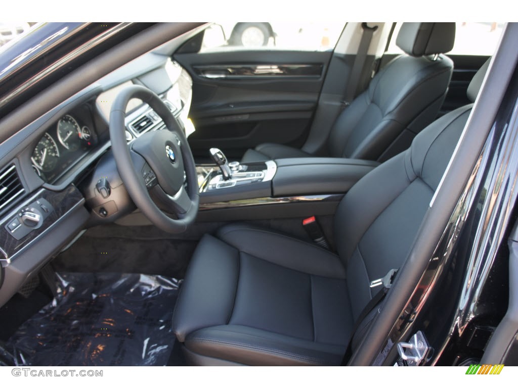 2012 7 Series 750Li Sedan - Black Sapphire Metallic / Black photo #3
