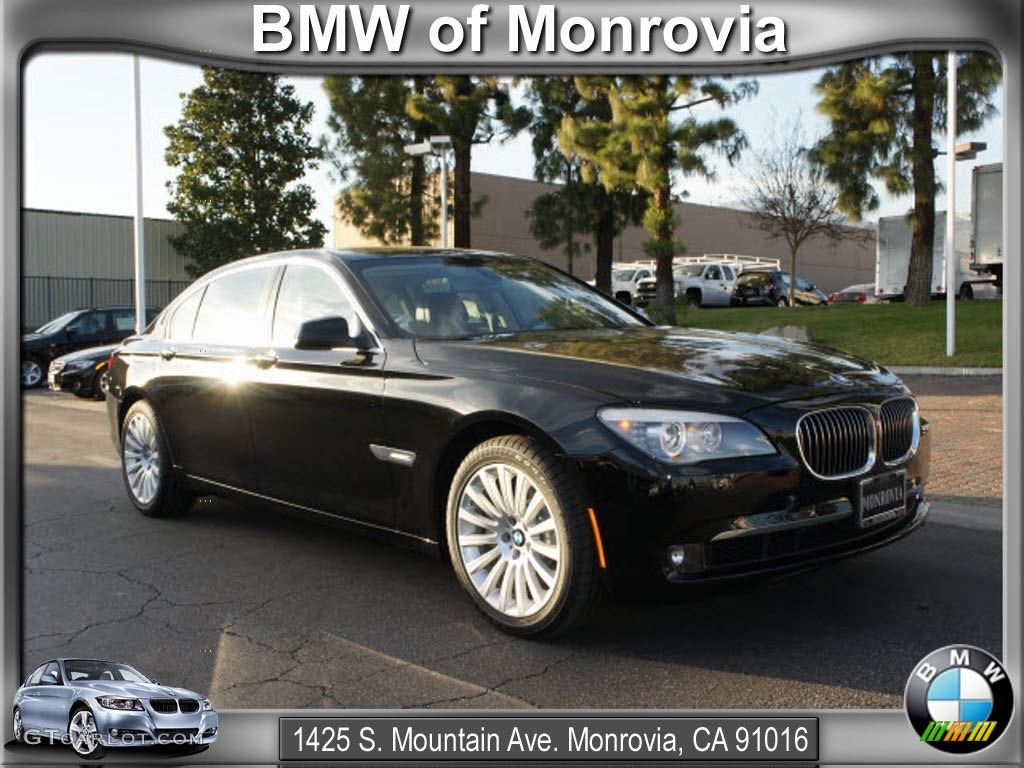 2012 7 Series 750Li Sedan - Jet Black / Black photo #1