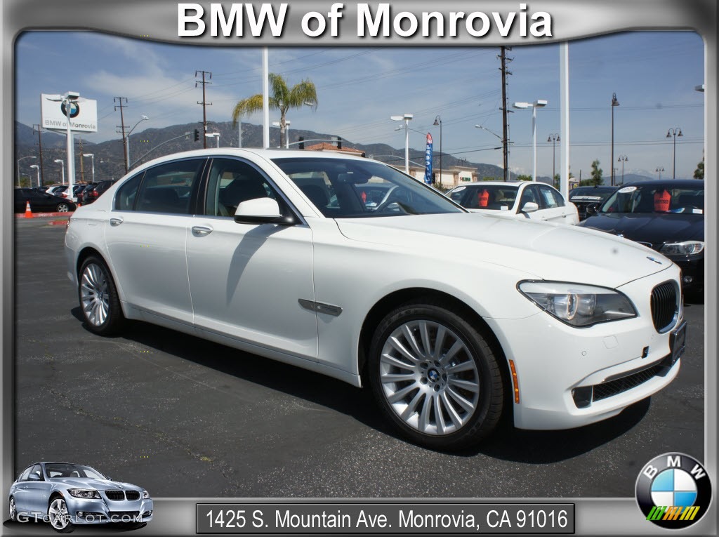 2012 7 Series 750Li Sedan - Alpine White / Black photo #1