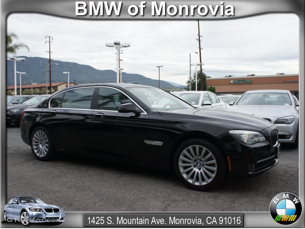 2012 7 Series 750Li Sedan - Jet Black / Black photo #1