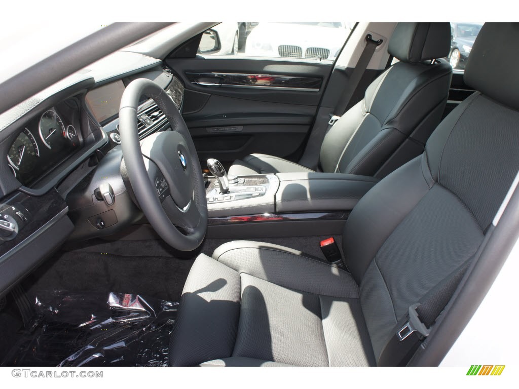 2012 7 Series 750Li Sedan - Mineral White Metallic / Black photo #5