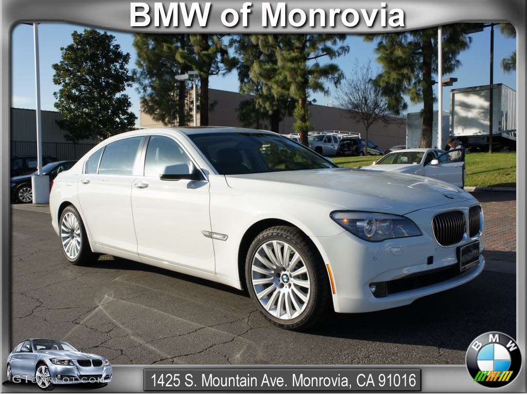 2012 7 Series 750Li Sedan - Alpine White / Black photo #1