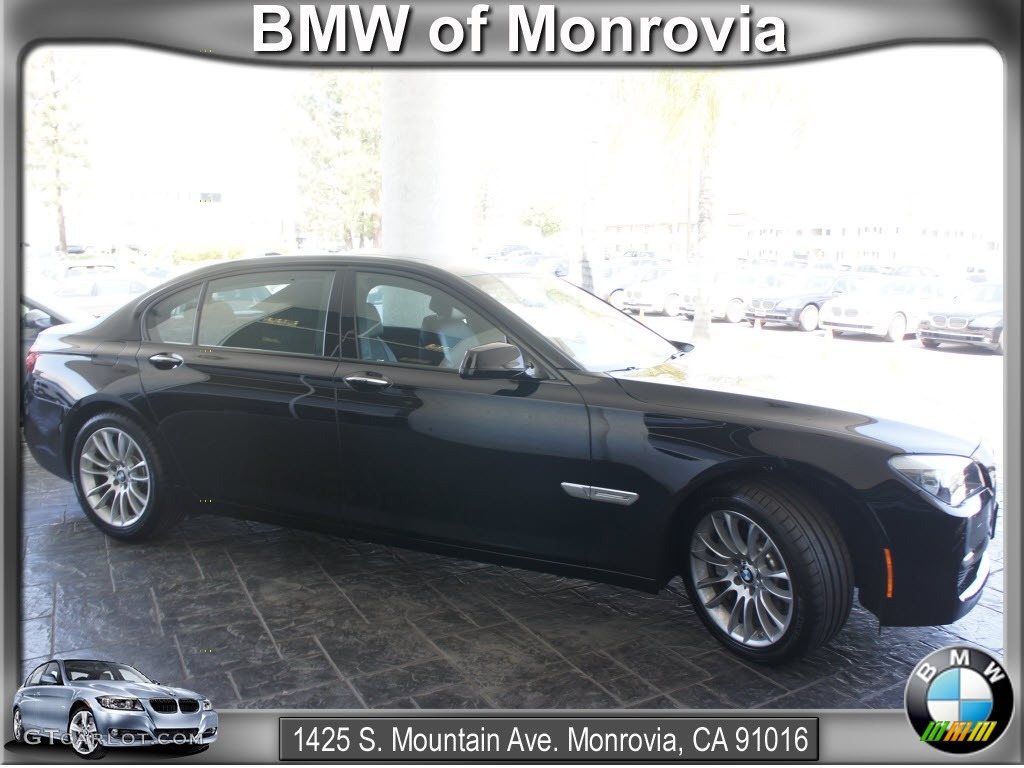 2012 7 Series 750Li Sedan - Jet Black / Black photo #1