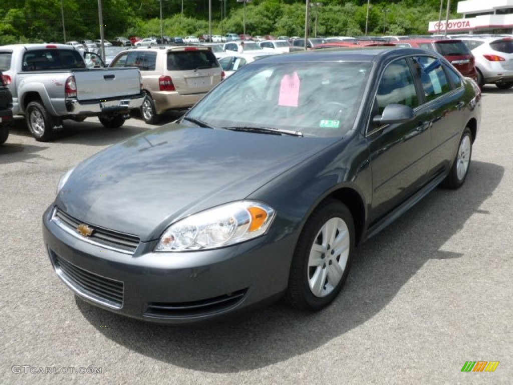 2011 Impala LS - Cyber Gray Metallic / Ebony photo #3