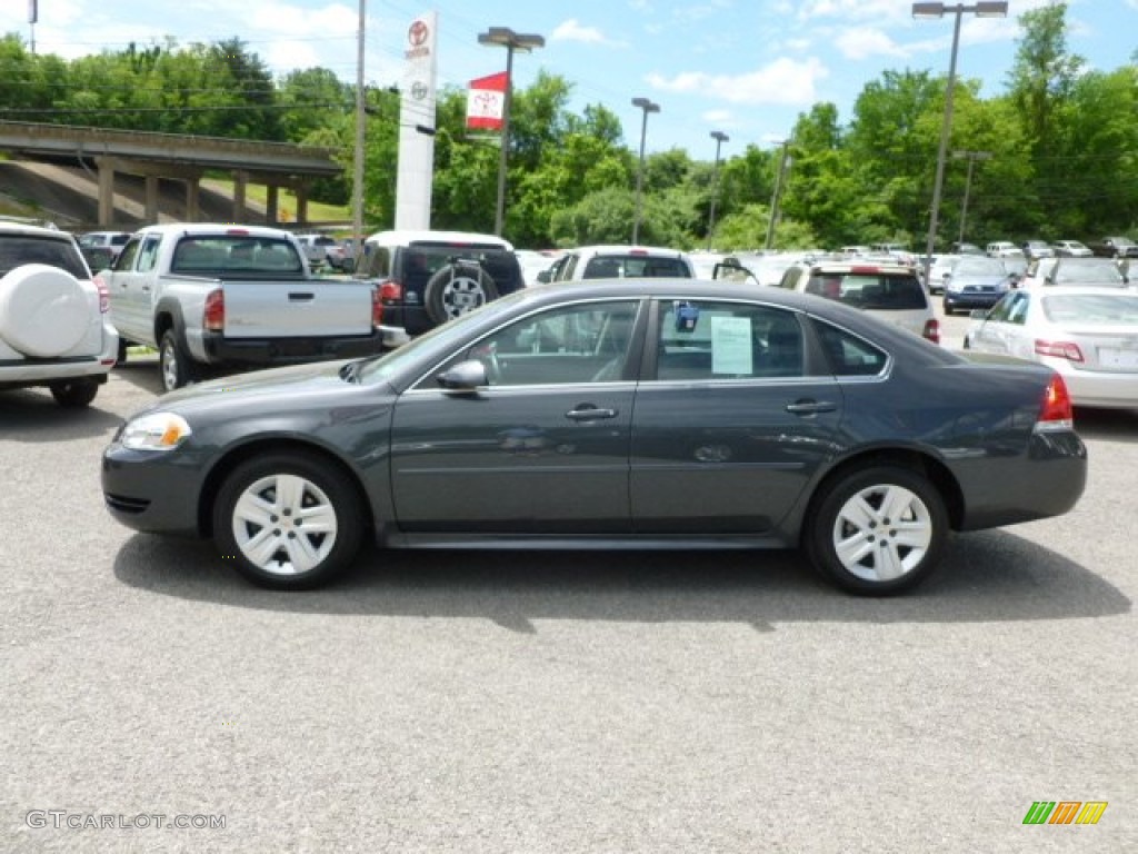 2011 Impala LS - Cyber Gray Metallic / Ebony photo #4