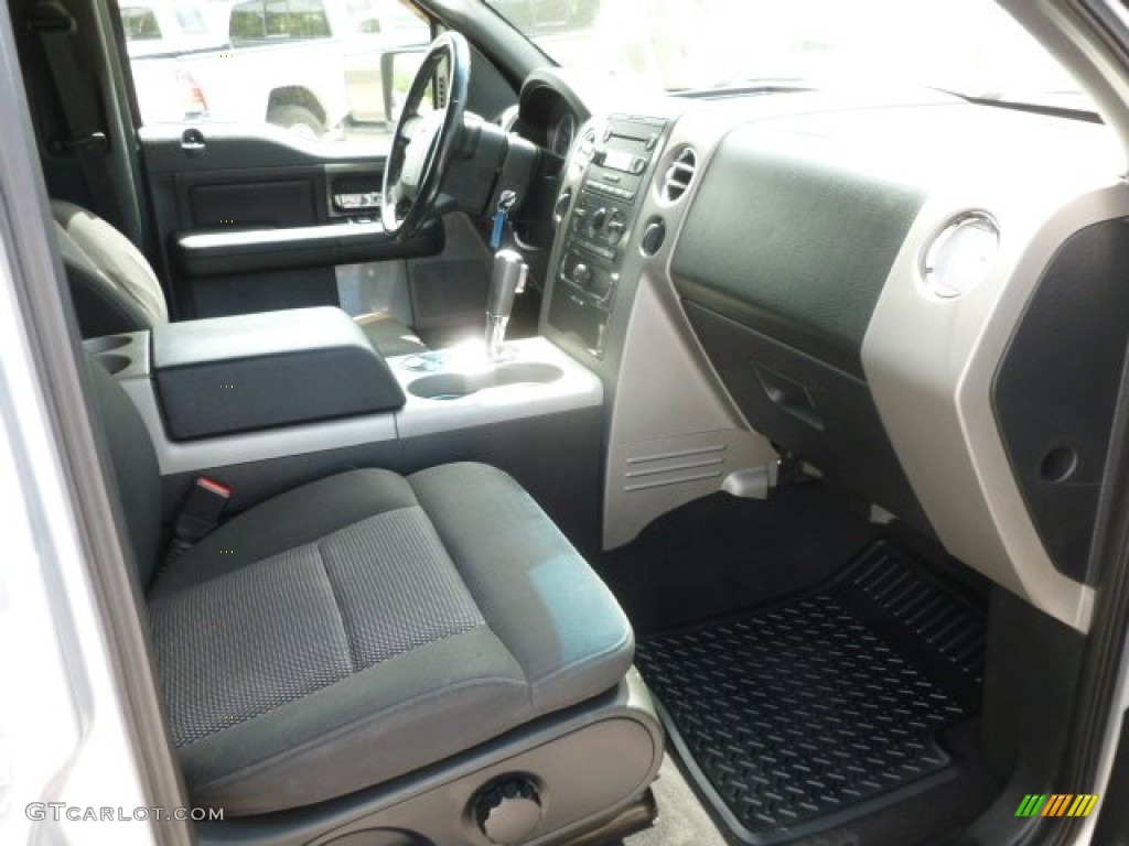 2004 F150 FX4 SuperCrew 4x4 - Silver Metallic / Black/Medium Flint photo #9