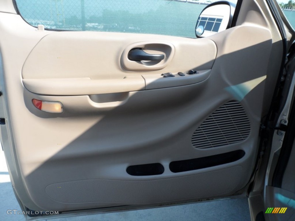 1999 F150 XLT Extended Cab - Harvest Gold Metallic / Medium Prairie Tan photo #37