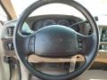 Medium Prairie Tan 1999 Ford F150 XLT Extended Cab Steering Wheel