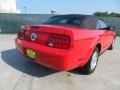 2007 Torch Red Ford Mustang V6 Deluxe Convertible  photo #3