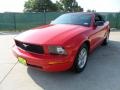 2007 Torch Red Ford Mustang V6 Deluxe Convertible  photo #7