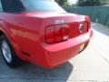 2007 Torch Red Ford Mustang V6 Deluxe Convertible  photo #20