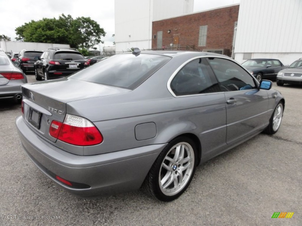 2004 3 Series 330i Coupe - Silver Grey Metallic / Black photo #9