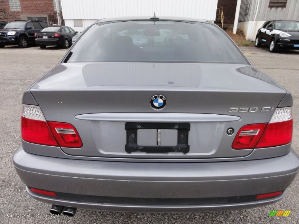 2004 3 Series 330i Coupe - Silver Grey Metallic / Black photo #10