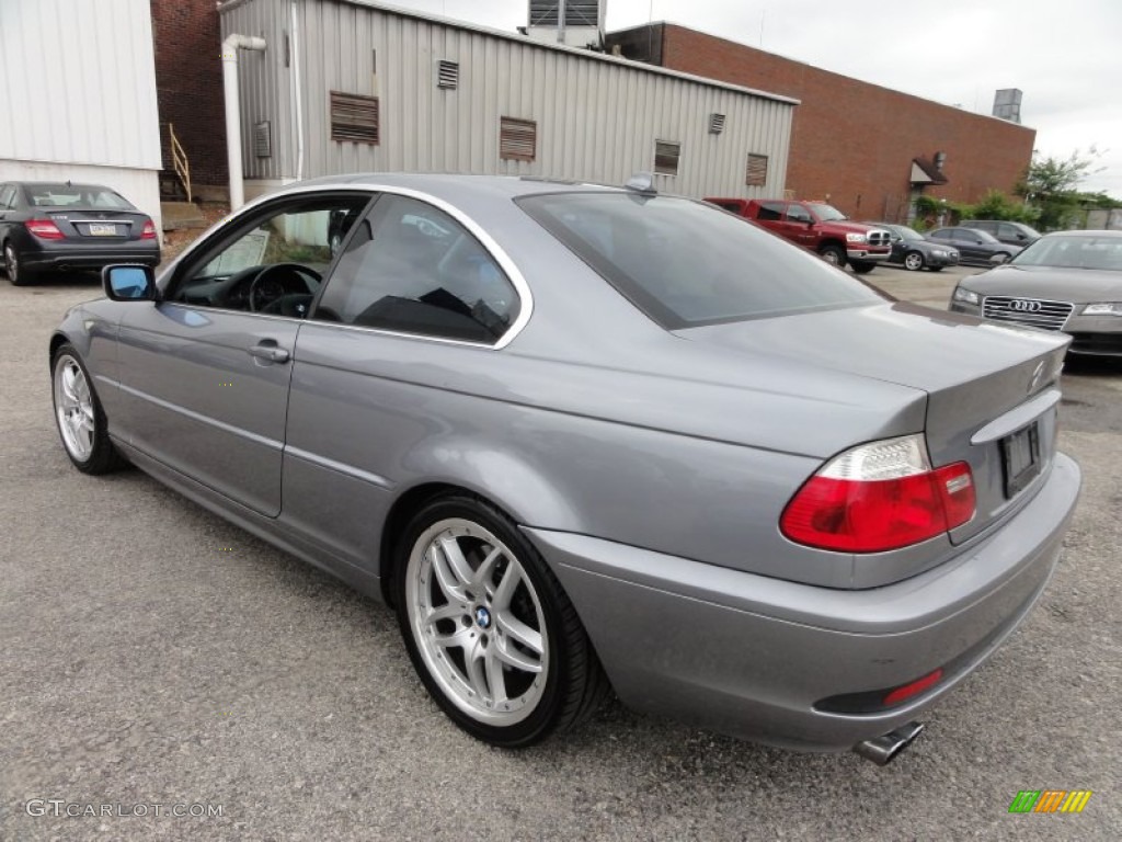 2004 3 Series 330i Coupe - Silver Grey Metallic / Black photo #11