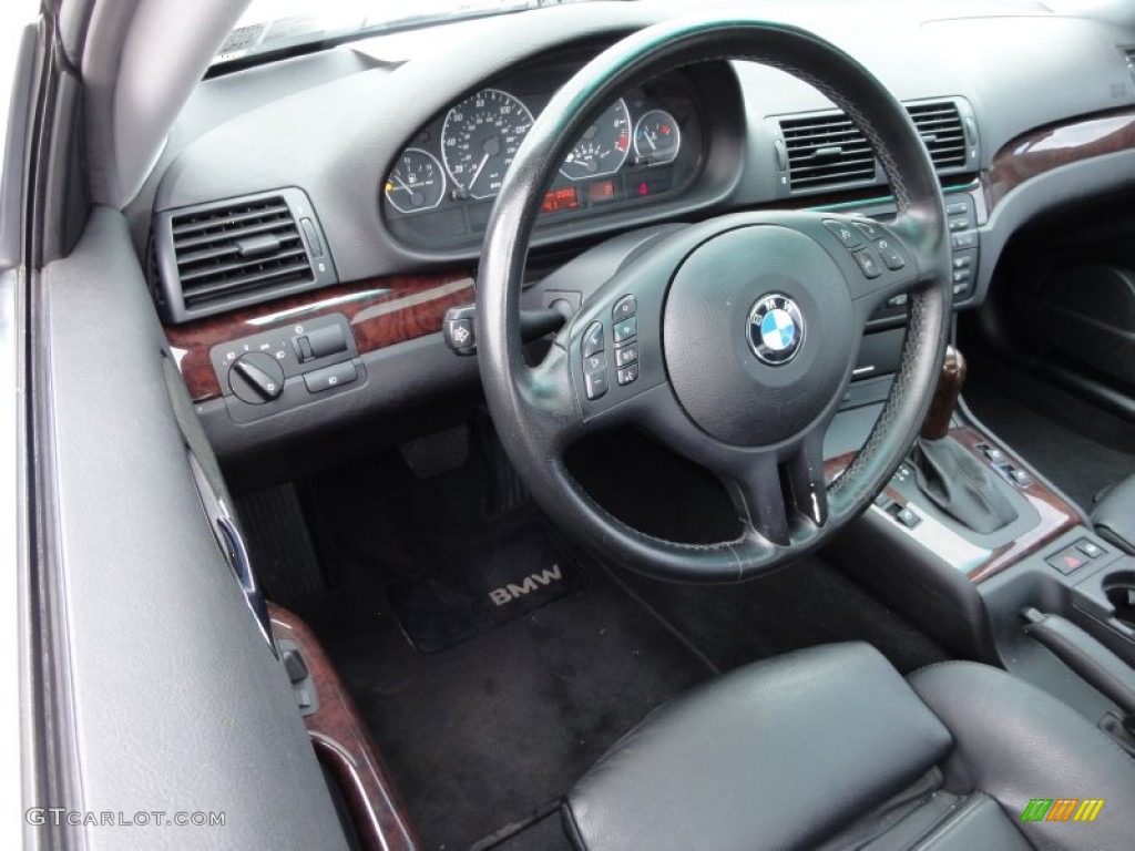 2004 3 Series 330i Coupe - Silver Grey Metallic / Black photo #13