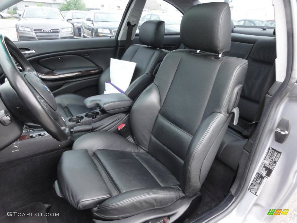 2004 3 Series 330i Coupe - Silver Grey Metallic / Black photo #17
