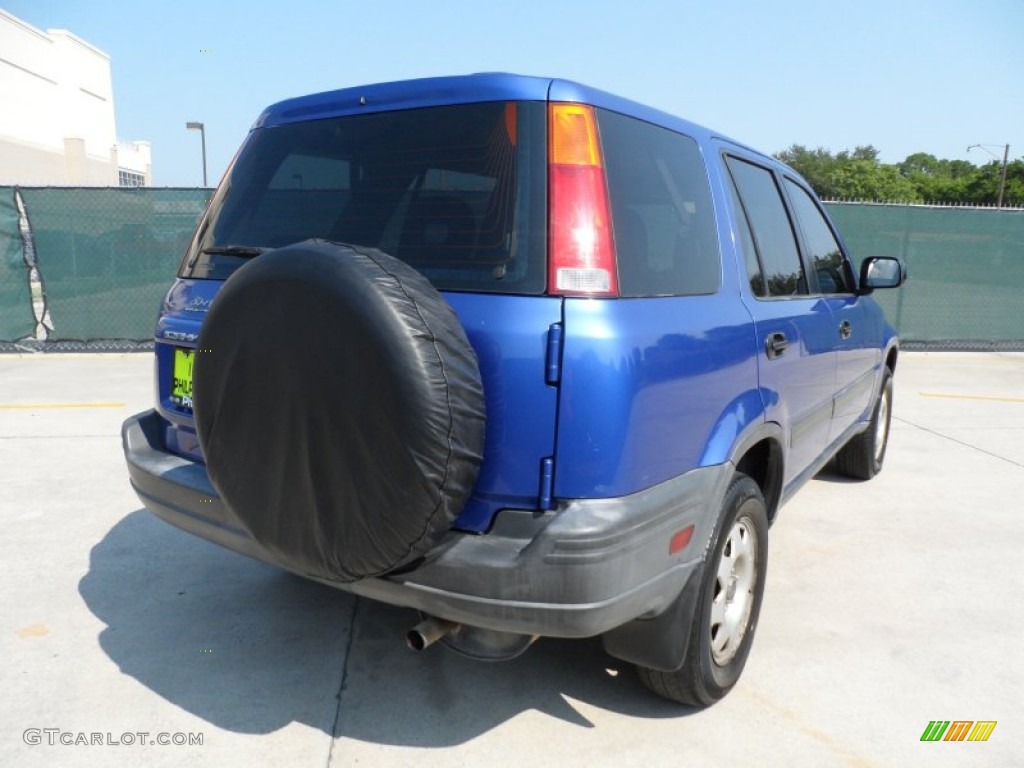 2001 CR-V LX - Electron Blue Metallic / Dark Gray photo #3