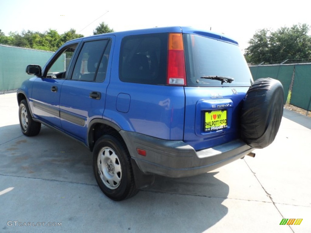2001 CR-V LX - Electron Blue Metallic / Dark Gray photo #5