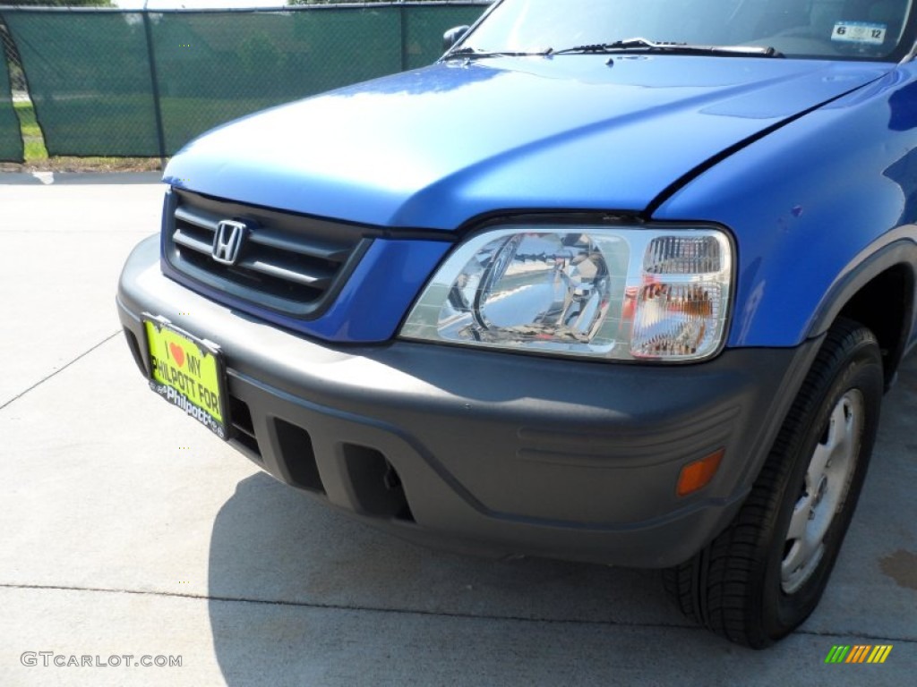 2001 CR-V LX - Electron Blue Metallic / Dark Gray photo #11